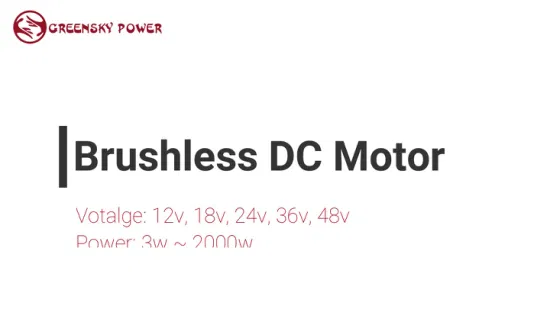 Coreless Brushless DC Motors with Long Lifetime