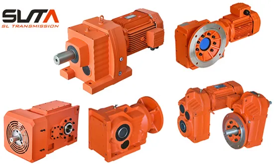 Inline Shaft Speed Reducer Reduction Gearmotor AC Electrical Gearbox Helical Gear Motor 