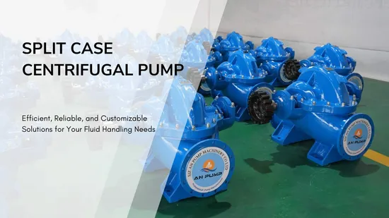 High Pressure Large Flow Brass Material Water Pump Split Case Pump for Water Conservancy Projects 