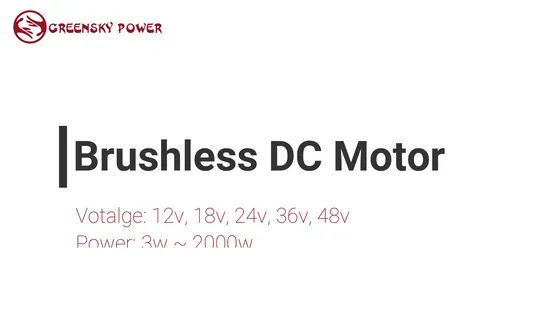 Coreless Brushless DC Motors with Long Lifetime 