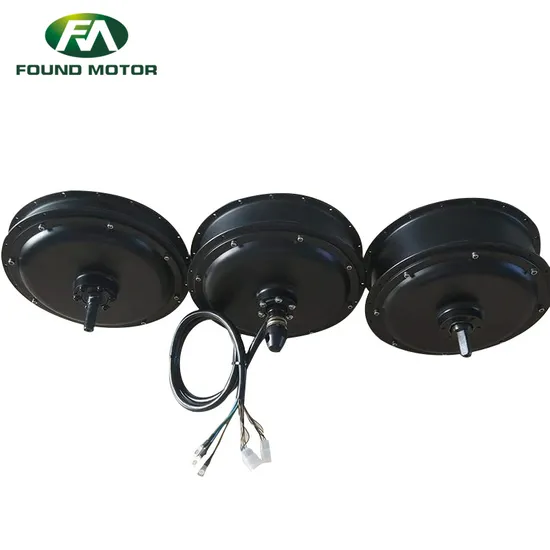 500W 750W Front Wheel Gearless Electric Hub Motor for Bicycle 