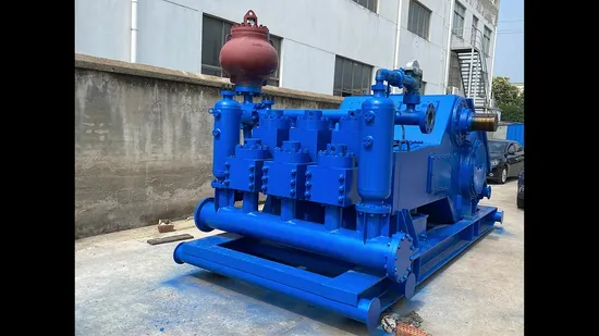 Thick Casing High Pressure Piston Mud Pump for Oil Well Drilling Jobs 