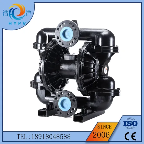Air Operated PTFE Diaphragm Waste Water Drain Pump 