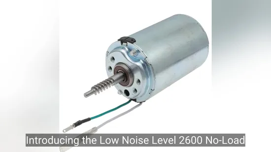 Low Noise Level 2600 No