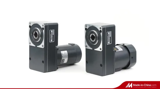 CE Approved L Type Hollow Shaft Brushless DC Gear Motor BLDC Motor 