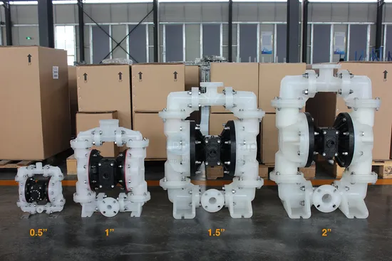 PP PVDF Air Operated Double Diaphragm Pump 